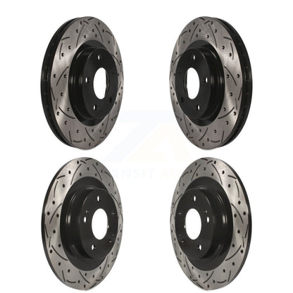 Kit de Rotor de frein à fente de forage avant et arrière, pour Mitsubishi RVR Outlander Eclipse Cros