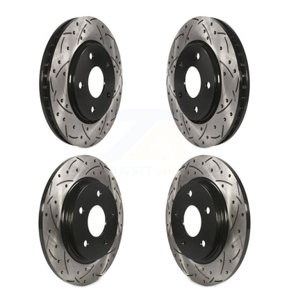 Kit de Rotor de frein à fente de forage avant et arrière, pour Dodge Grand Caravan Journey Chrysler
