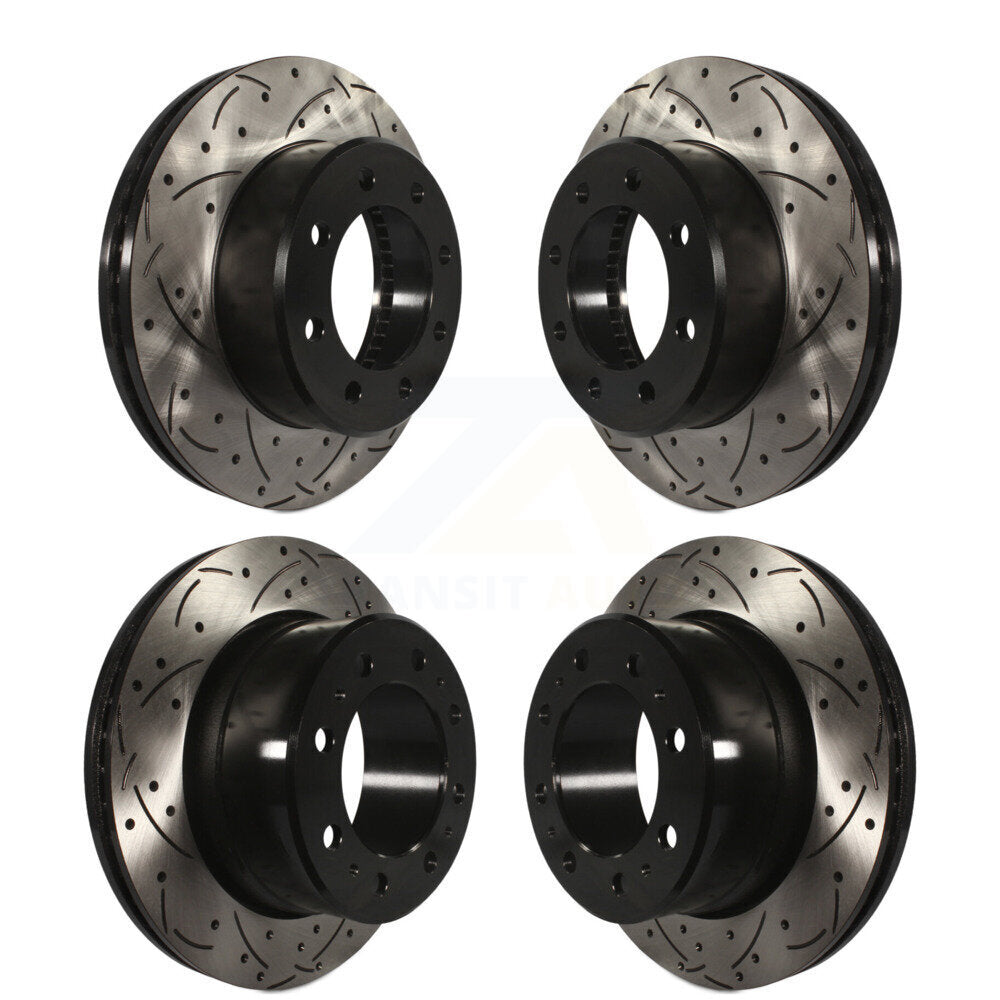 Kit de Rotor de frein à disque à fente percée, revêtement avant et arrière, pour Ram 2500 3500 1500 Dodge