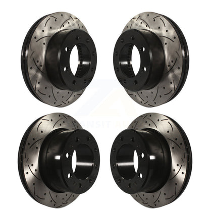 Kit de Rotor de frein à disque à fente percée, revêtement avant et arrière, pour Ram 2500 3500 1500 Dodge