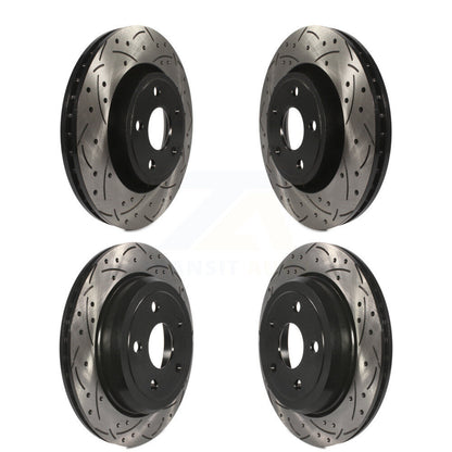 Kit de rotors de frein à disque à fente percée, revêtement avant et arrière, pour Jeep Grand Cherokee WK