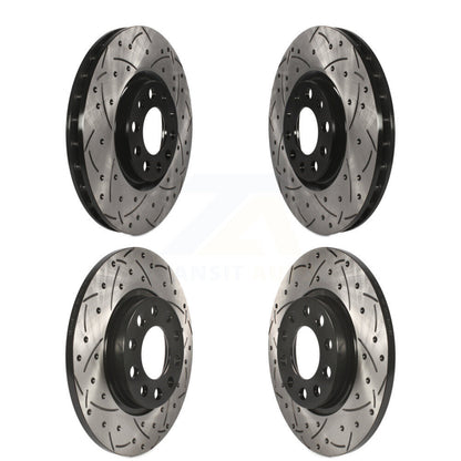 Kit de rotors de frein à disque fendus percés avant et arrière pour Chrysler 200