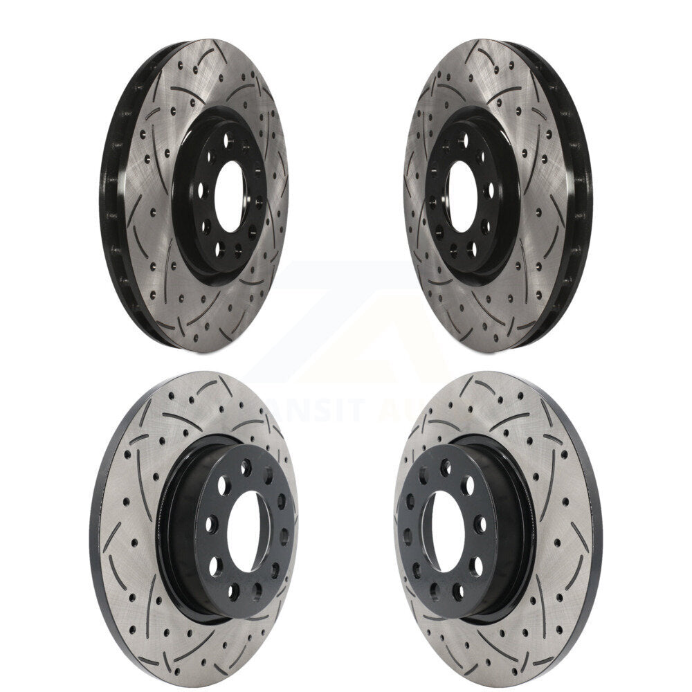 Kit de Rotor de frein à disque à fente avant et arrière, pour Jeep Compass Renegade Fiat 500