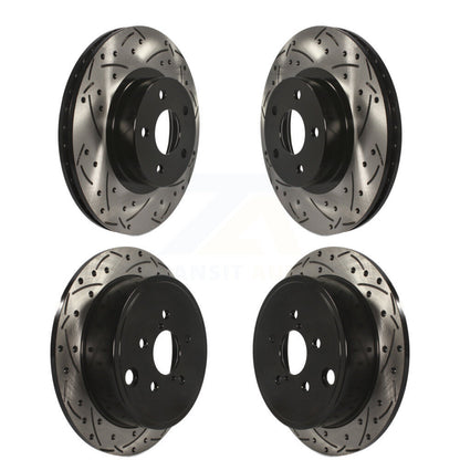 Kit de rotors de frein à disque fendus percés avant et arrière pour Subaru Impreza