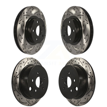Kit de rotors de frein à disque fendus percés avant et arrière pour Subaru Impreza