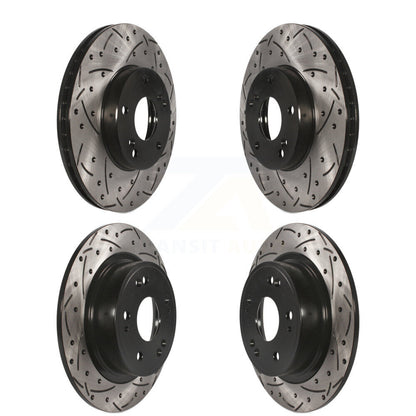 Kit de rotors de frein à disque fendus percés avant et arrière pour Honda Accord