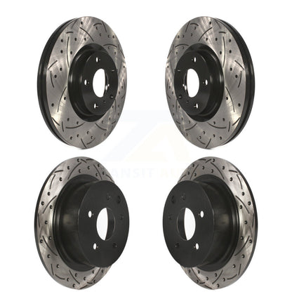 Kit de rotors de frein à disque fendus percés avant et arrière pour Nissan Altima Maxim