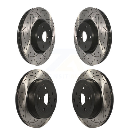 Kit de rotors de frein à disque à fente percée avant et arrière, pour Subaru Impreza WRX STI