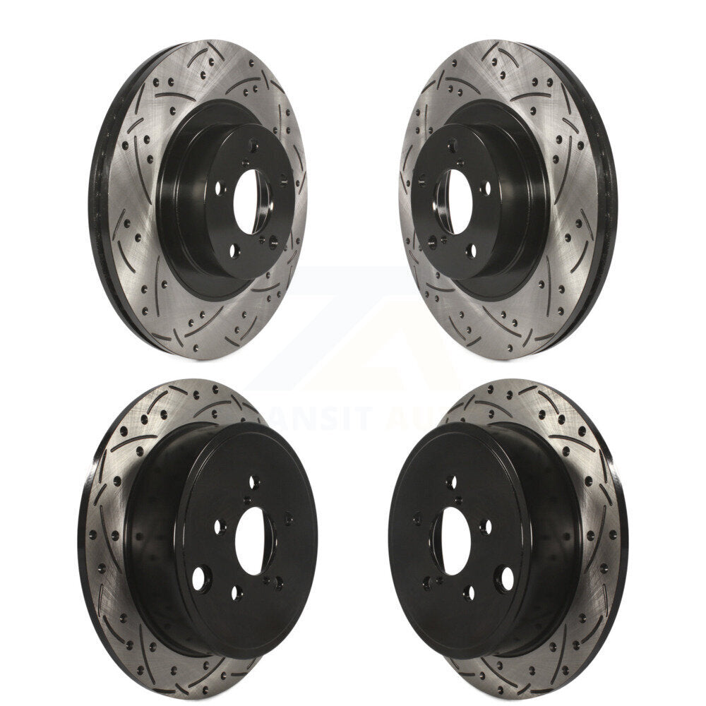 Kit de Rotor de frein à fente de forage avant et arrière, pour Subaru Impreza Forester Outback Legac