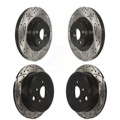 Kit de Rotor de frein à fente de forage avant et arrière, pour Subaru Impreza Forester Outback Legac