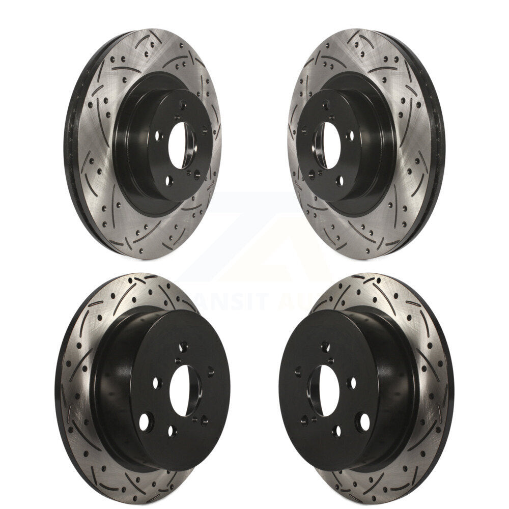Kit de Rotor de frein à disque, fente de perçage pour manteau avant et arrière, pour Subaru Forester XV Crosstre