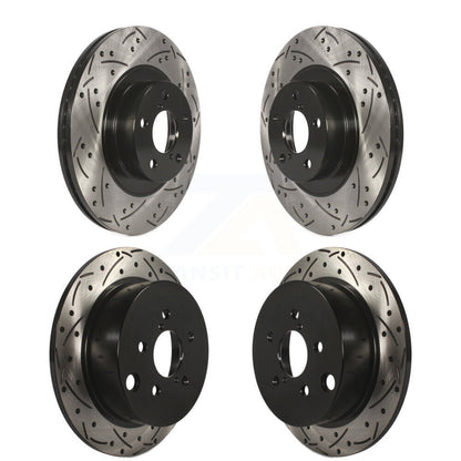 Kit de Rotor de frein à disque, fente de perçage pour manteau avant et arrière, pour Subaru Forester XV Crosstre