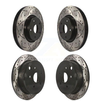 Kit de rotors de frein à disque fendus percés avant et arrière pour Subaru WRX KD-10027