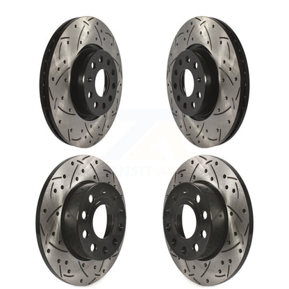 Kit de Rotor de frein à disque, fente de perçage avant et arrière, pour Volkswagen Rabbit Audi A3 Quattr
