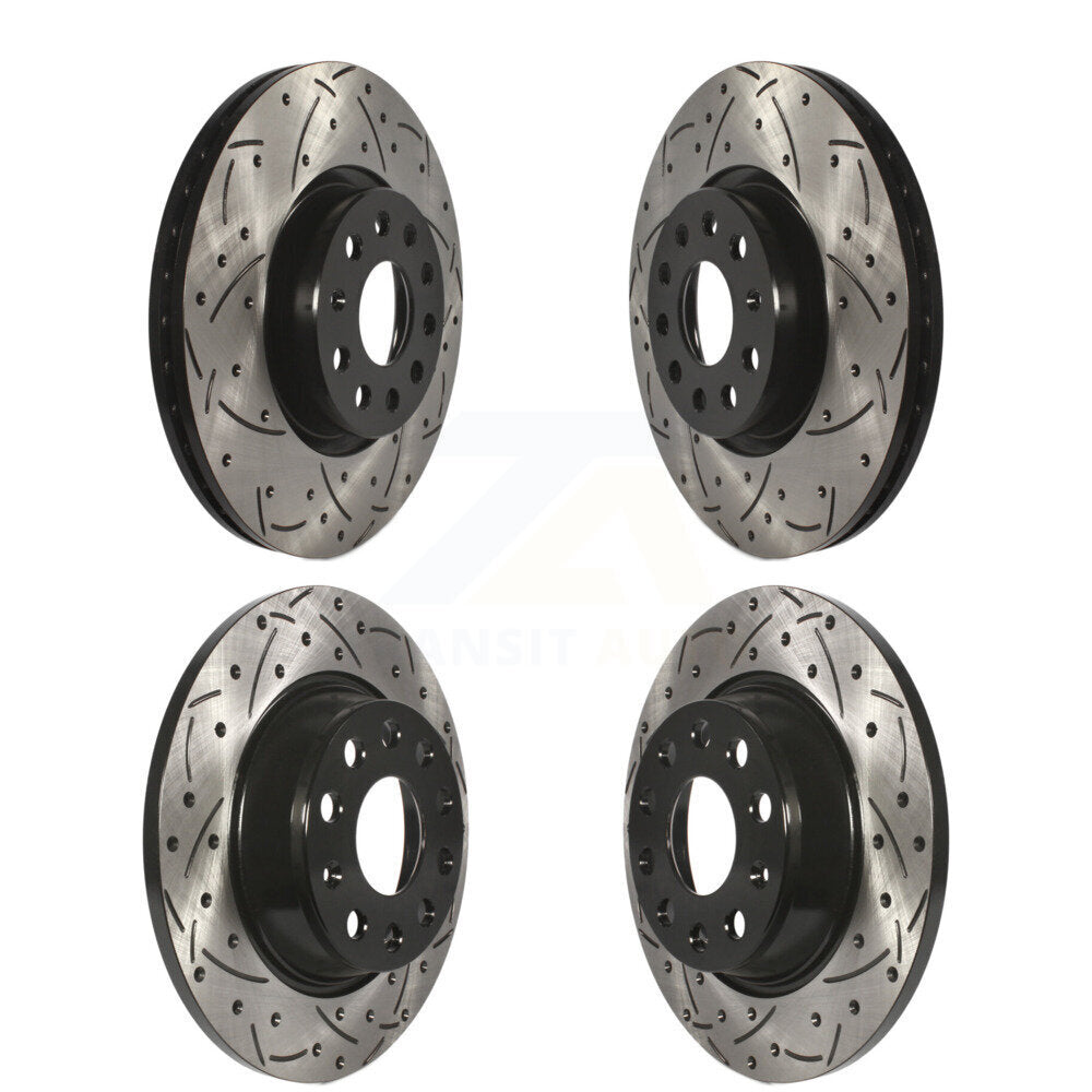 Kit de Rotor de frein à fente avant et arrière, pour Volkswagen Tiguan CC Audi Q3 Quattr
