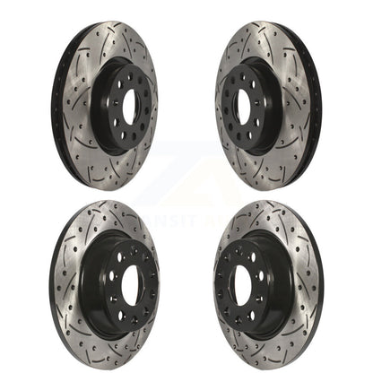 Kit de Rotor de frein à fente avant et arrière, pour Volkswagen Tiguan CC Audi Q3 Quattr