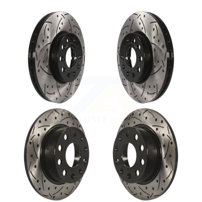 Kit de Rotor de frein à disque, fente de perçage pour manteau avant et arrière, pour Volkswagen Jetta Beetle Gol