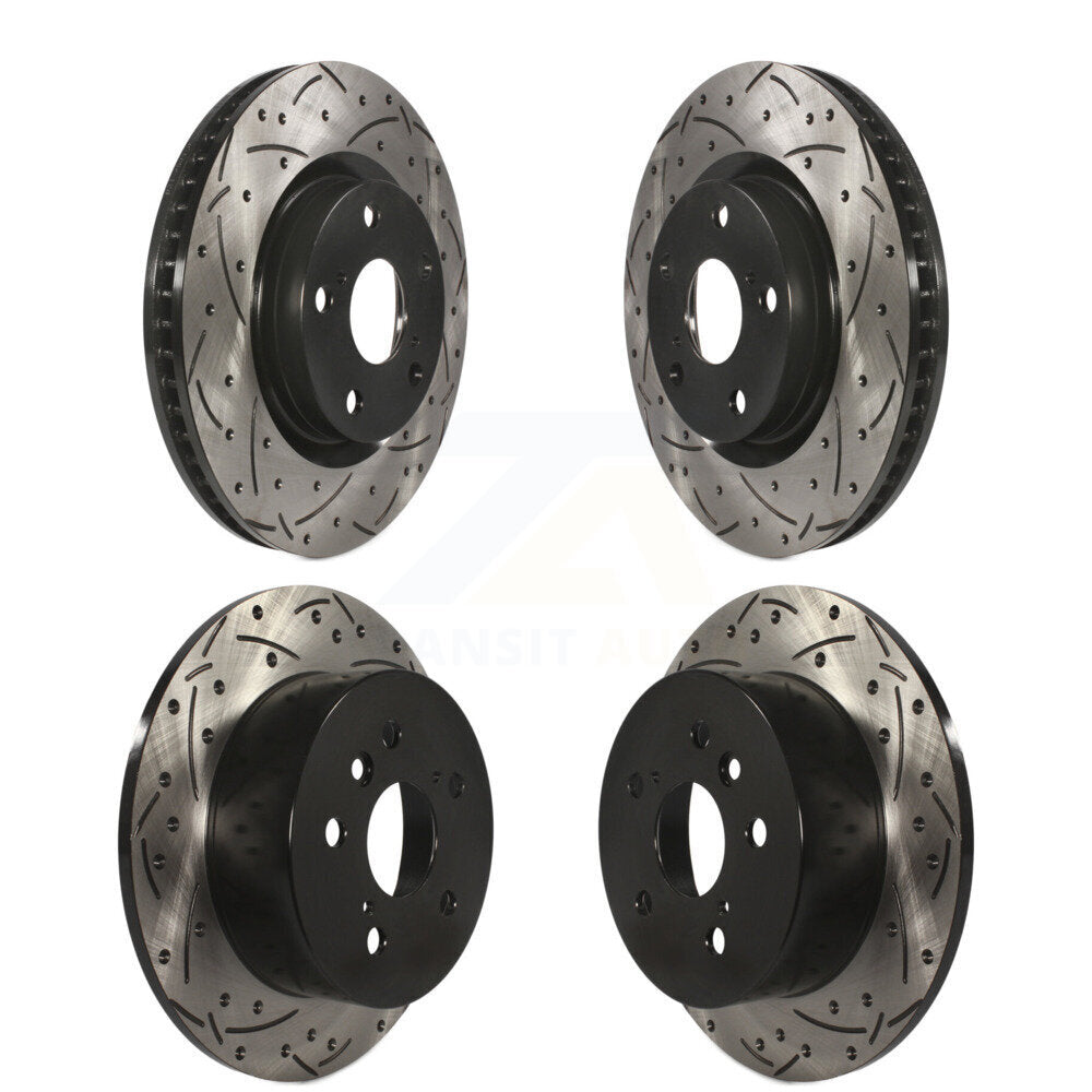 Kit de Rotor de frein à disque à fente avant et arrière, pour Toyota Camry Lexus ES350 Avalo