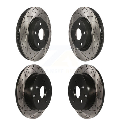 Kit de rotors de frein à disque fendus percés avant et arrière pour Toyota RAV4