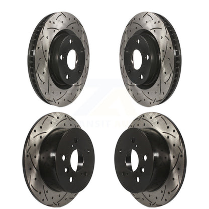 Kit de Rotor de frein à fente de forage avant et arrière, pour Toyota Camry Lexus ES350 Avalon ES300