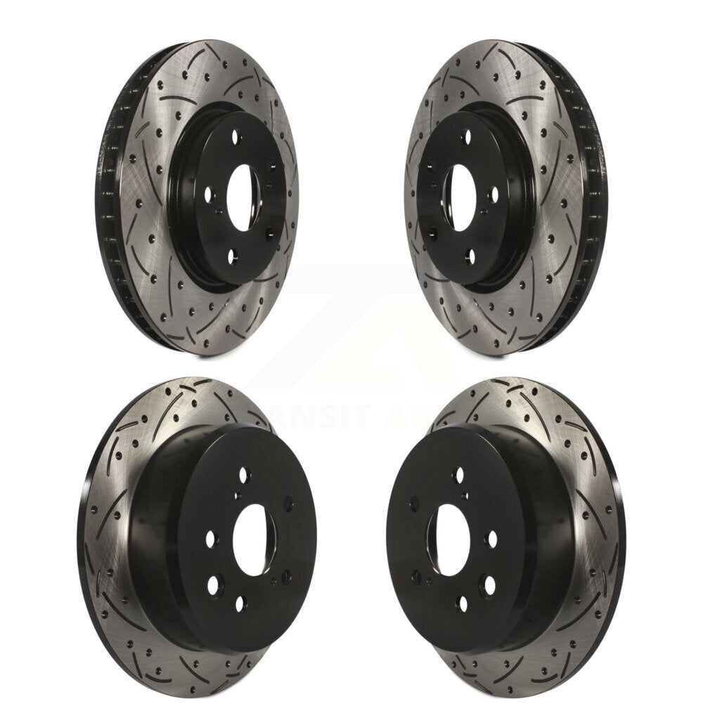 Kit de rotors de frein à disque fendus percés avant et arrière pour Lexus IS250