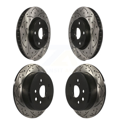 Kit de rotors de frein à disque fendus percés avant et arrière pour Lexus IS250