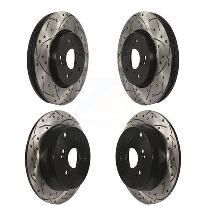 Kit de rotors de frein à disque fendus percés avant et arrière, pour Honda CR-V Acura RD