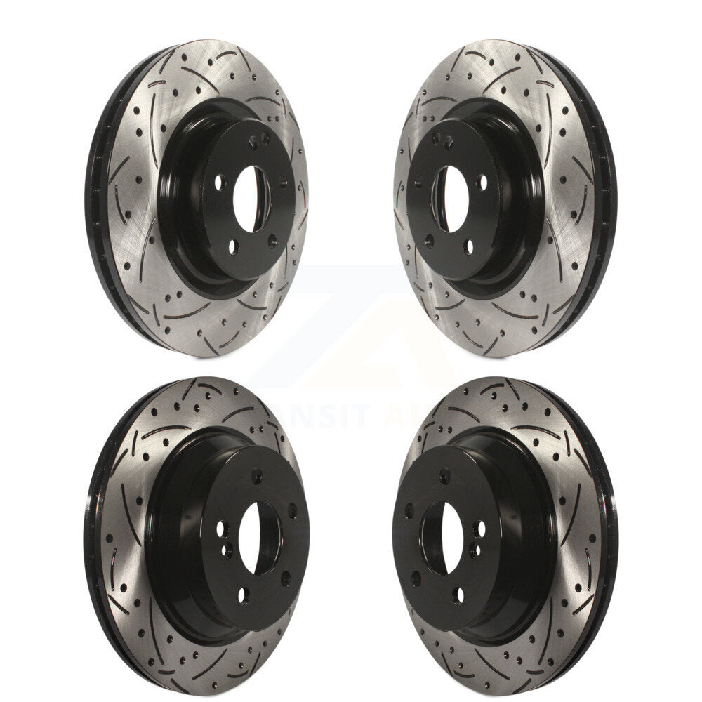 Kit de rotors de frein à fente avant et arrière, pour Mercedes-Benz GLK350 GLK250 CLS550