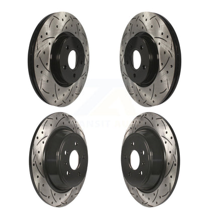 Kit de rotors de frein à disque à fente percée, revêtement avant et arrière, pour Ford Escape Lincoln MK