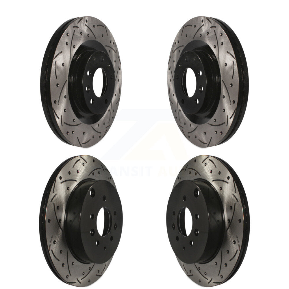 Kit de rotors de frein à disque fendus percés avant et arrière, pour Mazda CX-2007 – 2015