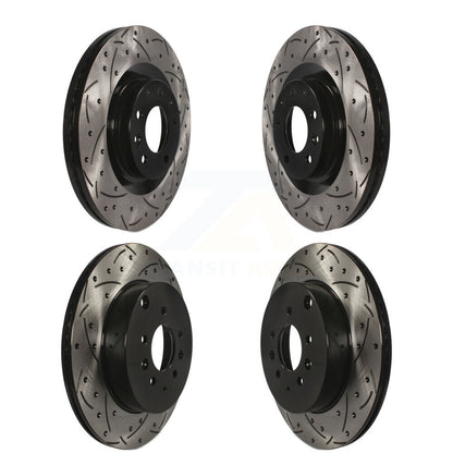 Kit de rotors de frein à disque fendus percés avant et arrière, pour Mazda CX-2007 – 2015