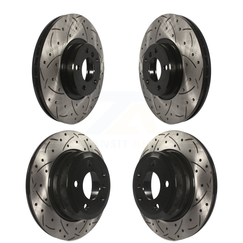 Kit de rotors de frein à disque fendus percés avant et arrière, pour BMW X5 X6 KD-100301