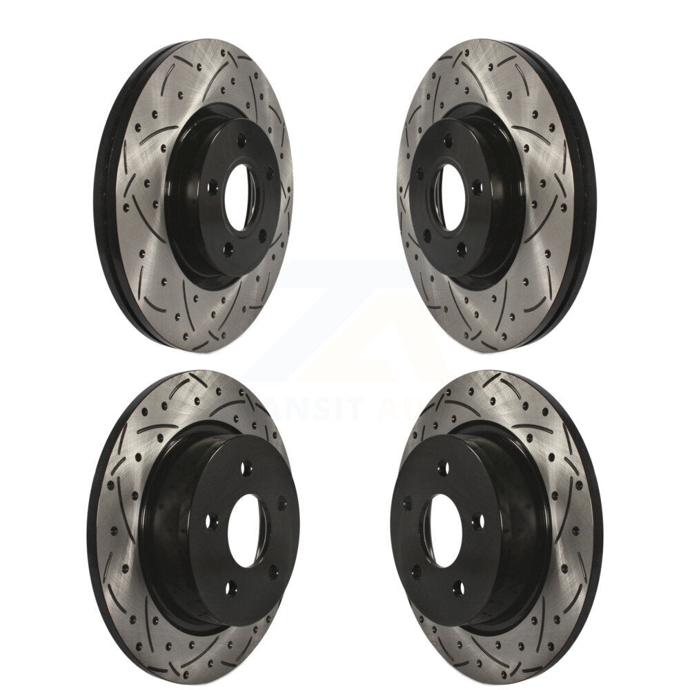 Kit de rotors de frein à disque fendus percés avant et arrière pour Ford Escape C-Max