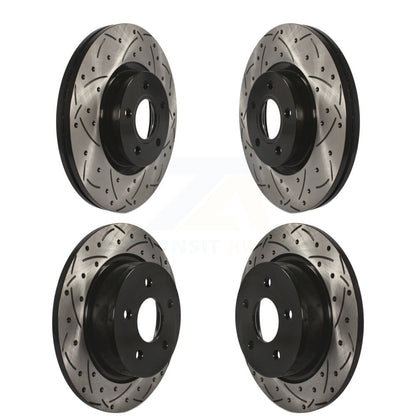 Kit de rotors de frein à disque fendus percés avant et arrière pour Ford Escape C-Max