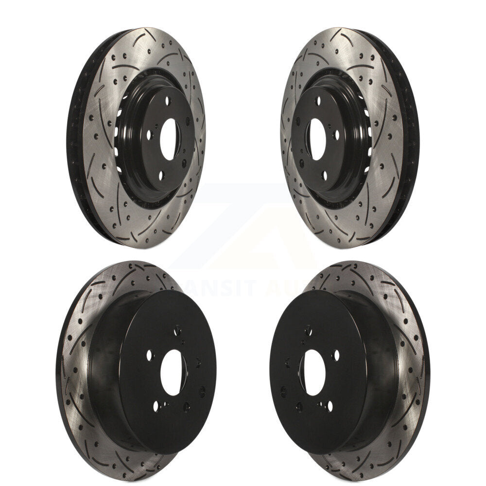 Kit de Rotor de frein à fente avant et arrière, pour Toyota Sienna Highlander Lexus RX35