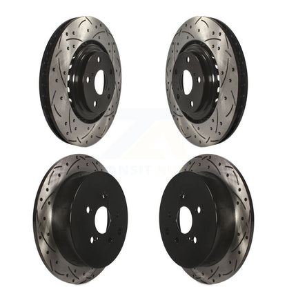 Kit de Rotor de frein à fente avant et arrière, pour Toyota Sienna Highlander Lexus RX35