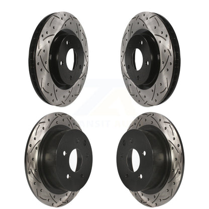 Kit de Rotor de frein à disque, fente de perçage pour manteau avant et arrière, pour Nissan Sentra SE-2007 – 2012