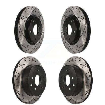 Kit de rotors de frein à disque fendus percés avant et arrière pour Nissan Rogue Select