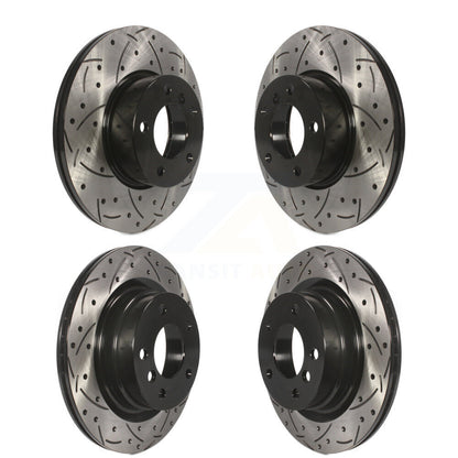 Kit de rotors de frein à disque fendus percés avant et arrière, pour BMW 320i 328d
