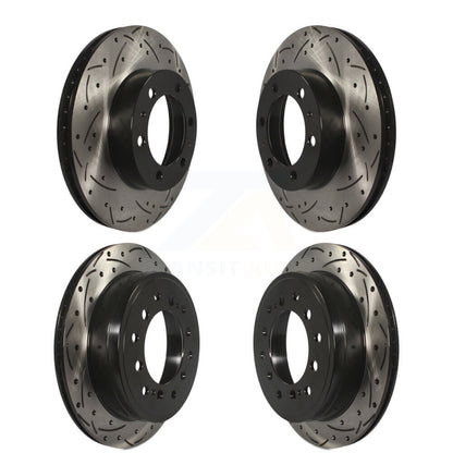 Kit de rotors de frein à disque pour fente de forage avant et arrière, pour Toyota FJ Cruise 2010 – 2014