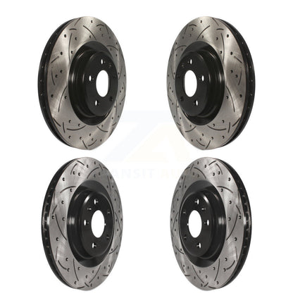 Kit de Rotor de frein à fente de perçage avant et arrière, pour Audi Q5 Porsche Macan S4 S5 A6 Quattr