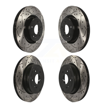 Kit de Rotor de frein à disque fendu percé avant et arrière, pour Hyundai Genesis Coup