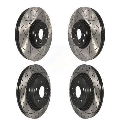 Kit de rotors de frein à disque fendus percés avant et arrière pour Volvo XC60 KD-10032