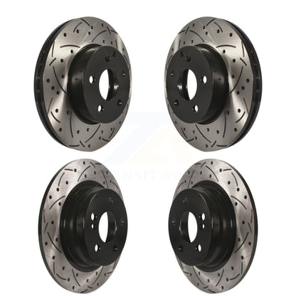 Kit de rotors de frein à disque à fente percée avant et arrière, pour Mercedes-Benz C250 C23