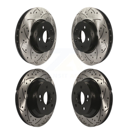 Kit de rotors de frein à disque à fente percée avant et arrière, pour Mercedes-Benz E350 E40