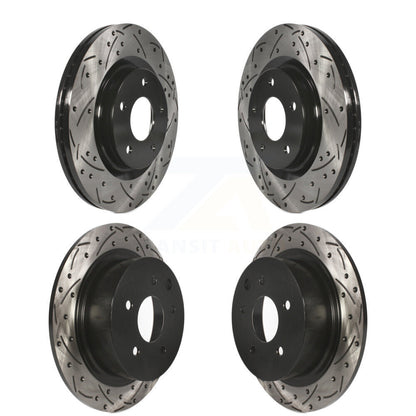 Kit de rotors de frein à disque fendus percés avant et arrière pour Nissan Sentra Juke