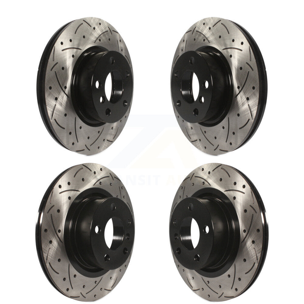 Kit de rotors de frein à disque fendus percés avant et arrière, pour BMW X3 X4 KD-100331