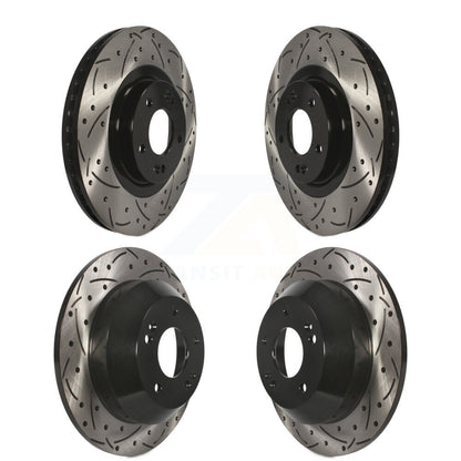 Kit de rotors de frein à fente avant et arrière, pour Hyundai Santa Fe Sport Kia Sorento X
