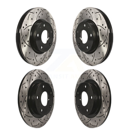 Kit de rotors de frein à disque fendus percés avant et arrière pour Mazda 6 2014-2018