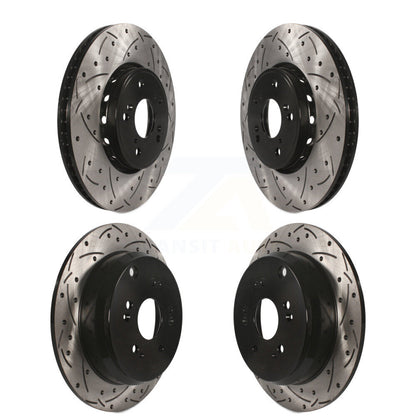 Kit de rotors de frein à disque fendus percés avant et arrière pour Acura RDX 2013-2018